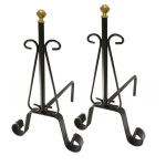 ALARI IN FERRO BATTUTO CF.2PZ "627" 41X15X40HCM