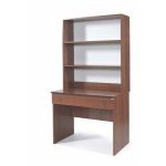 SCRIVANIA MULTIUSO LINEA 'CLASSIC' CON 1 CASSSETTO E LIBRERIA CM 90X56X75H FINITURA NOCE