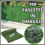 SIEPE FINTA ARTIFICIALE ABETE ULTRA COPRENTE PER BALCONE GIARDINO TERRAZZO ESTERNO CON FASCETTE IN OMAGGIO