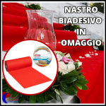 PASSATOIA TAPPETO ROSSO H100 PER EVENTI NATALE MATRIMONIO CON BIADESIVO IN OMAGGIO