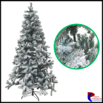 ALBERO DI NATALE MODELLO SESTRIERE INNEVATO EFFETTO NEVE